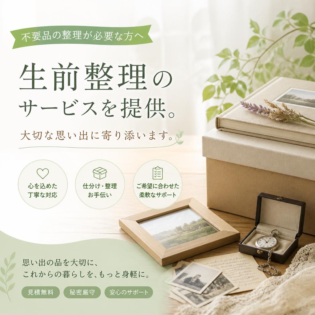 生前整理のお手伝い