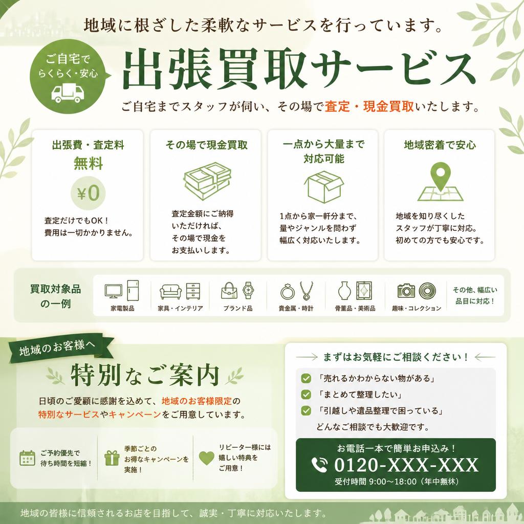 地域密着型のサービス