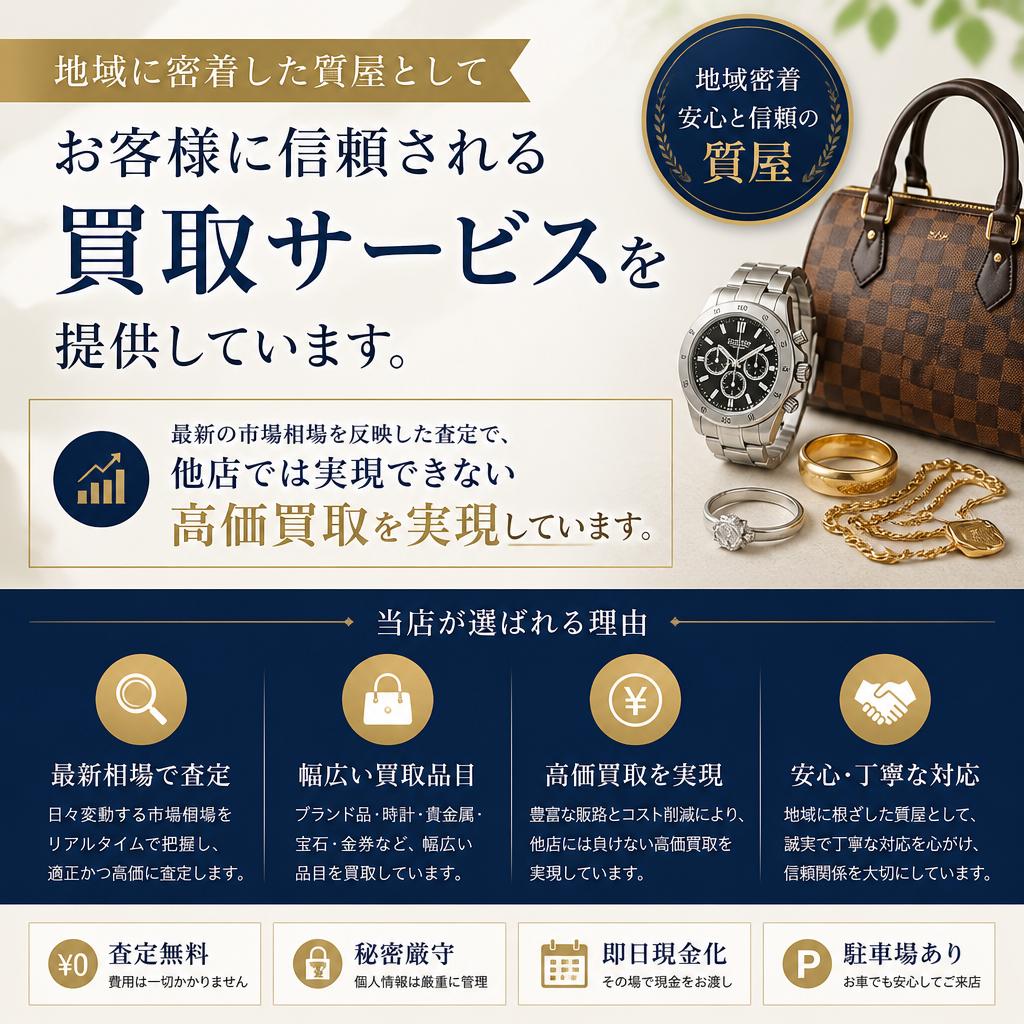 高価買取の理由とは？