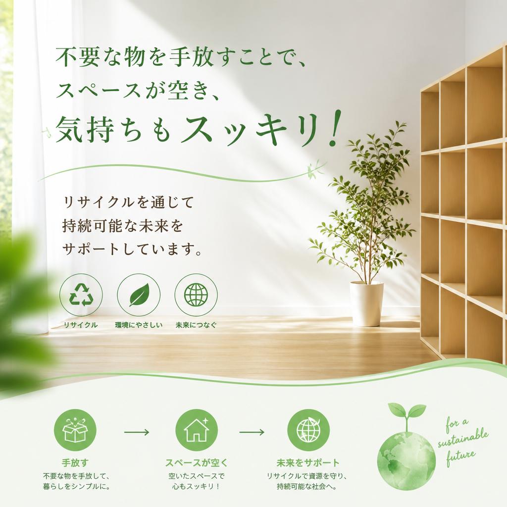 2. 不用品リサイクルのメリット