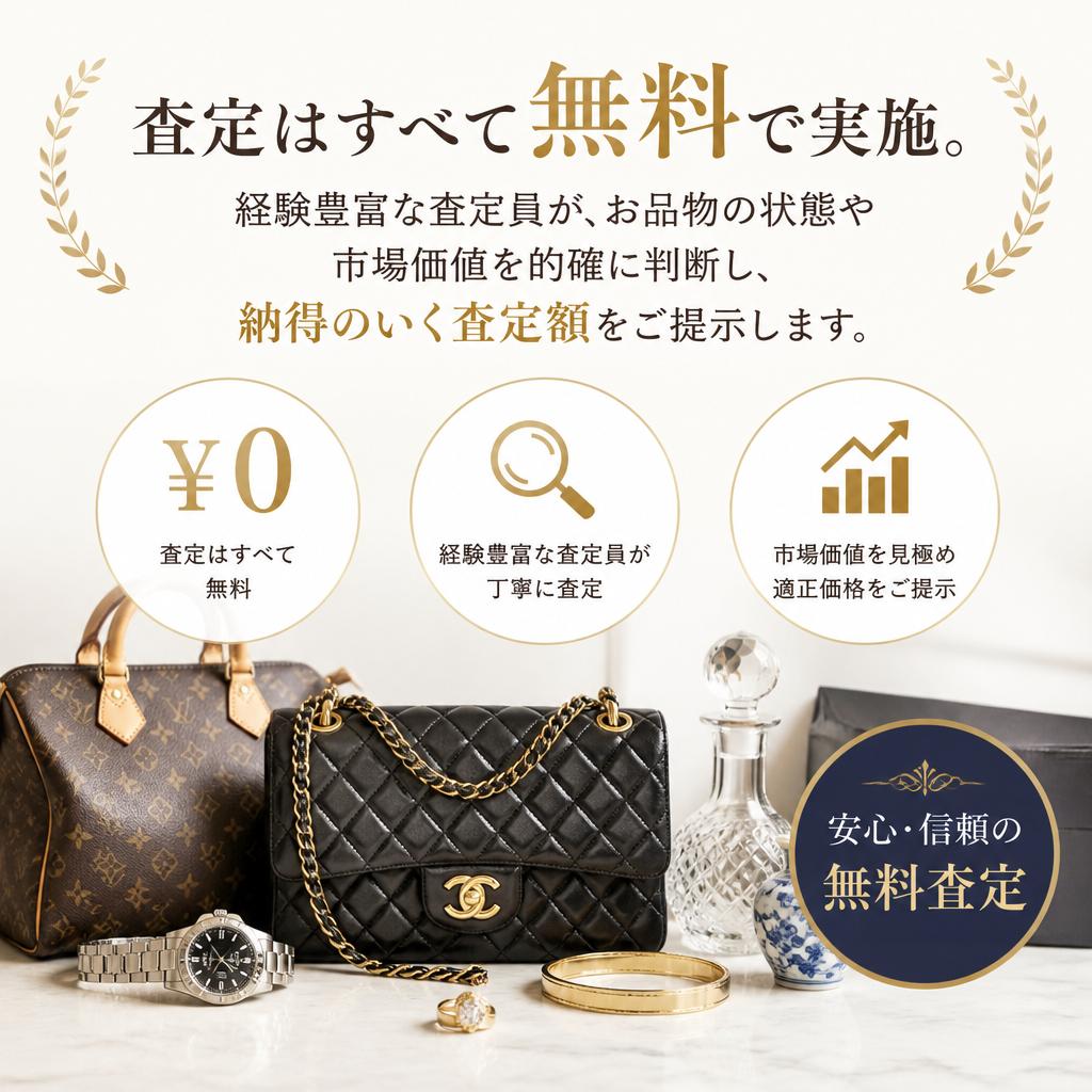 安心の無料査定サービス