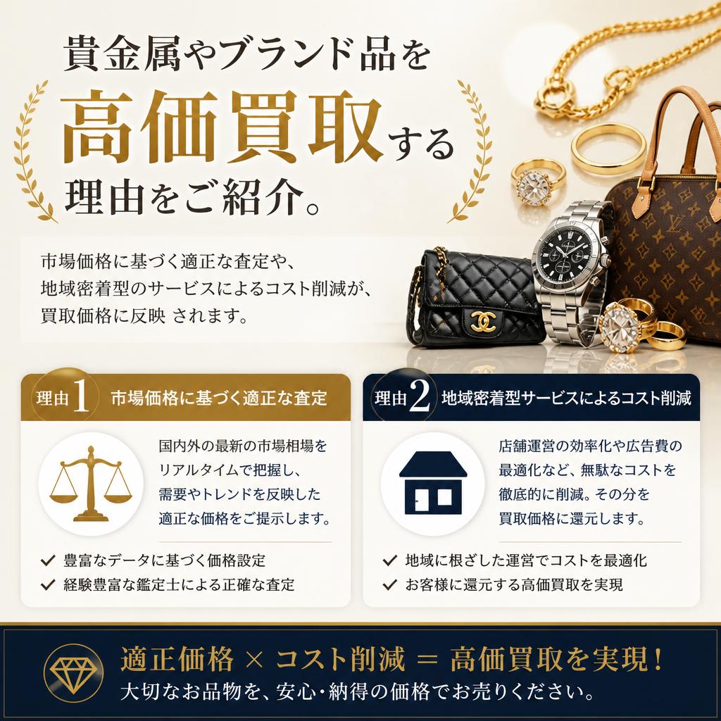 2. 高価買取の理由