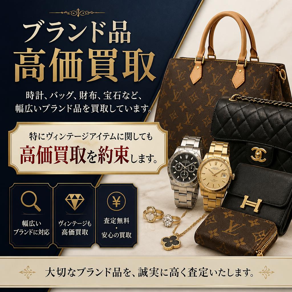 ブランド品の買取対象