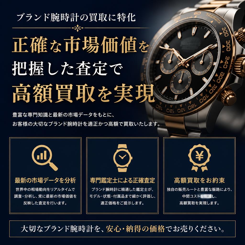 腕時計の買取専門