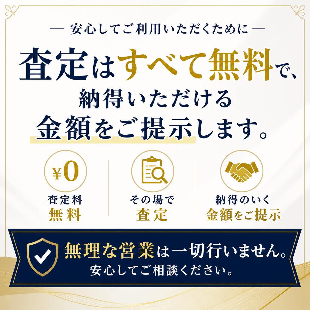 査定は全て無料！