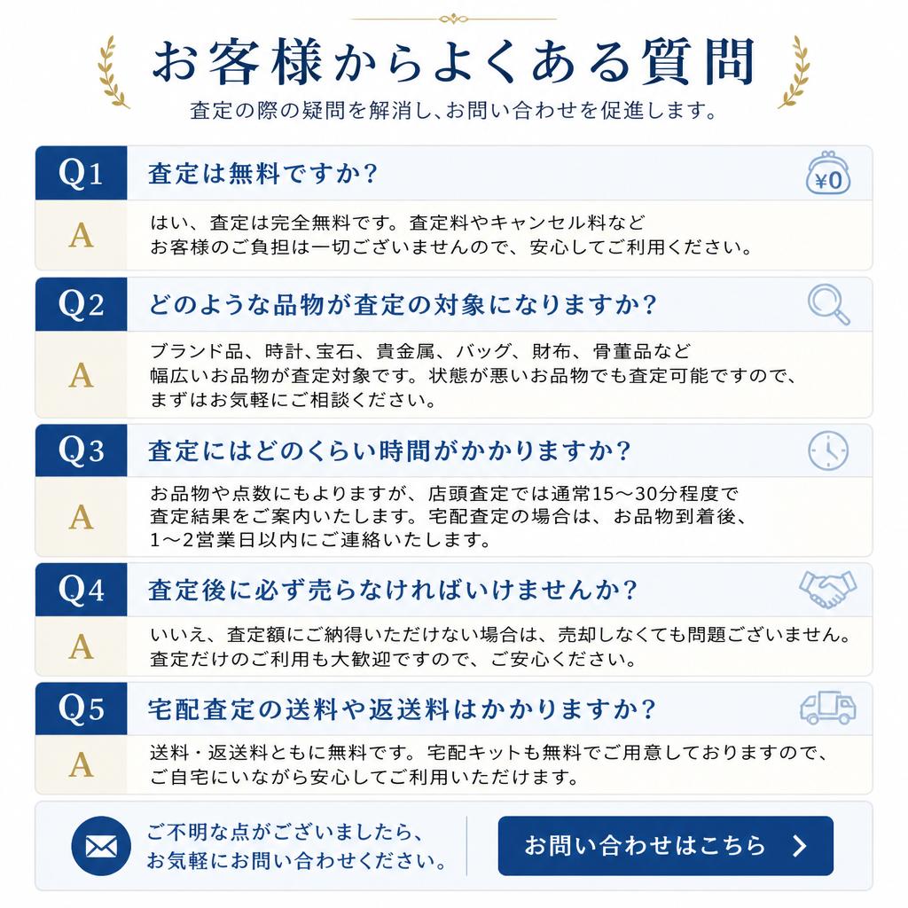 5. 査定に関するFAQ