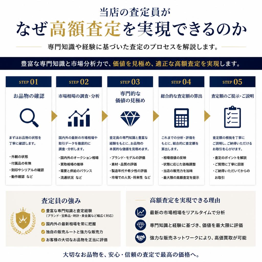 高価買取の理由