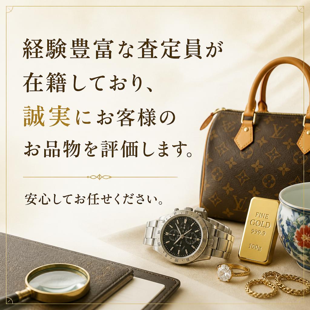 信頼のある査定員が在籍
