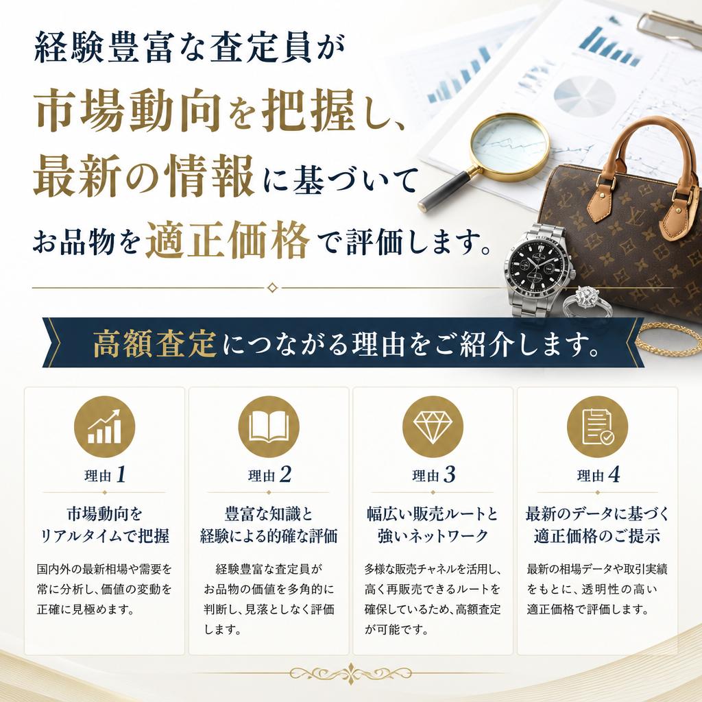 高価買取が実現する理由