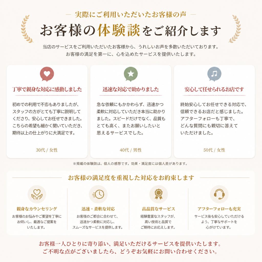 お客様の声