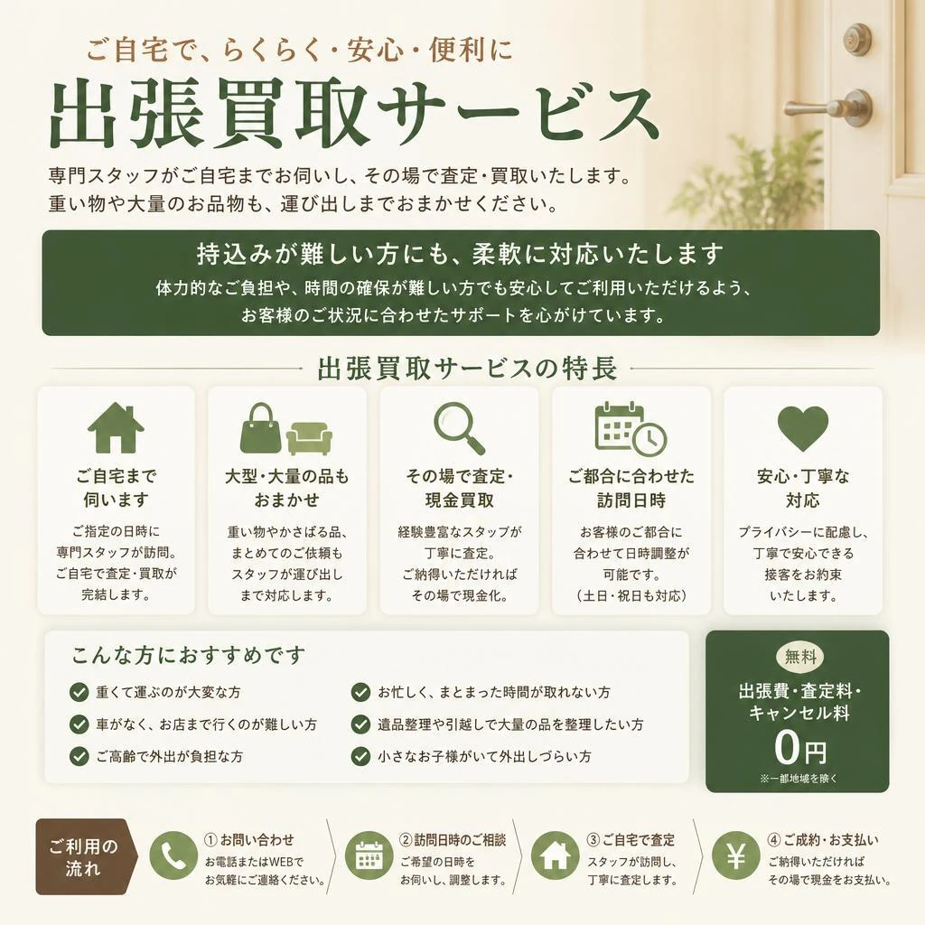 出張買取サービス